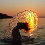 Bohol Sunset With Girl